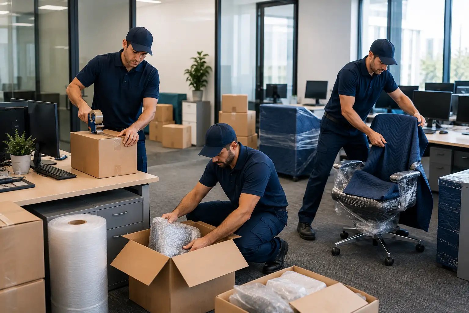 Office Move in Progress