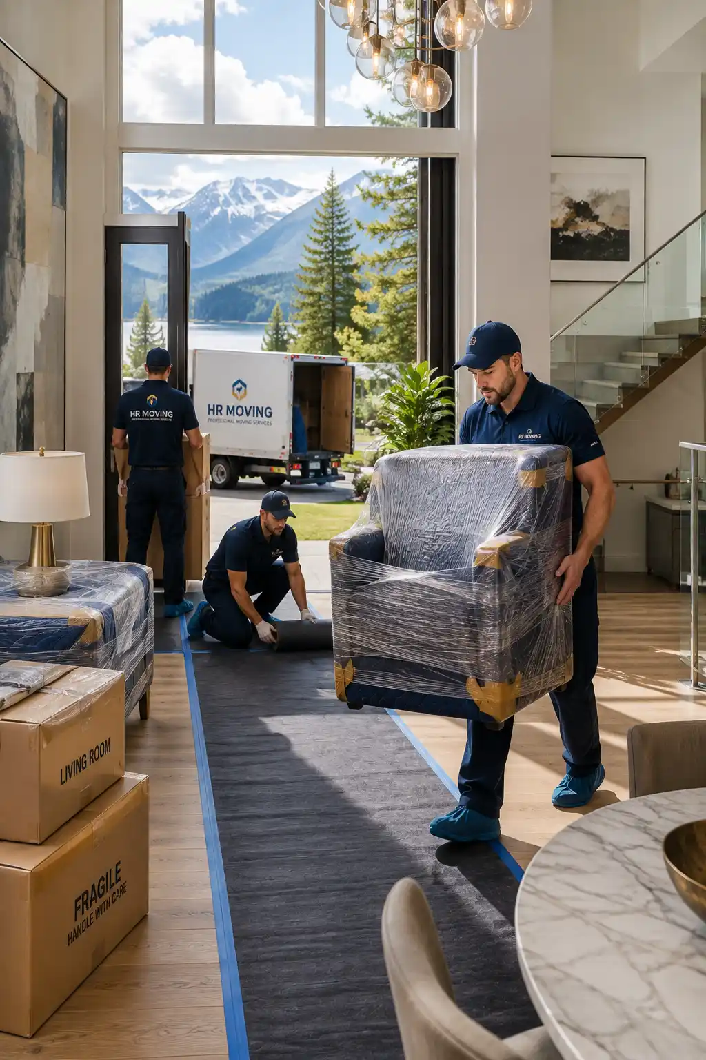 white hand movers