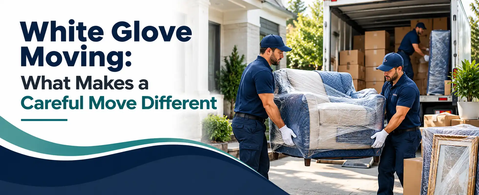 White Glove Moving Service Banner